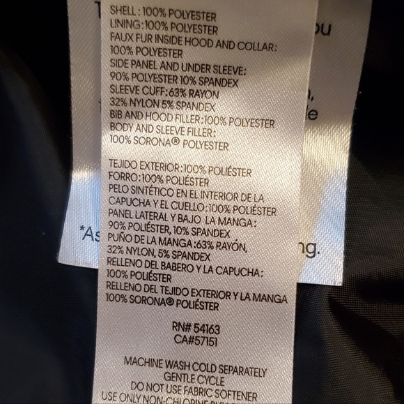 Andrew Marc Black Puffer Coat XXL - Picture 7 of 13